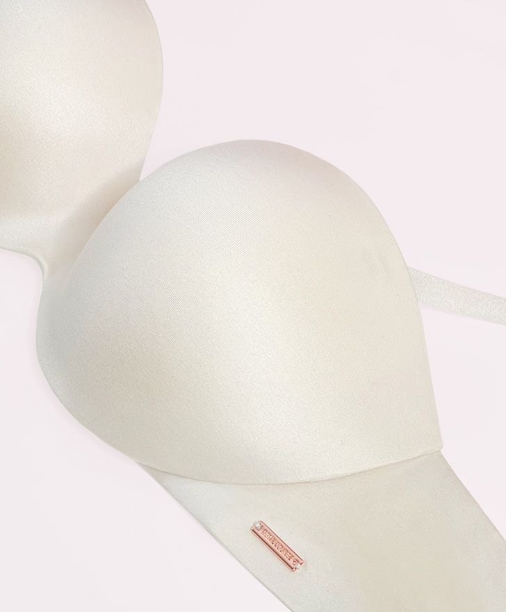 Sujetador sin tirantes con aro-Sujetador-Blonda