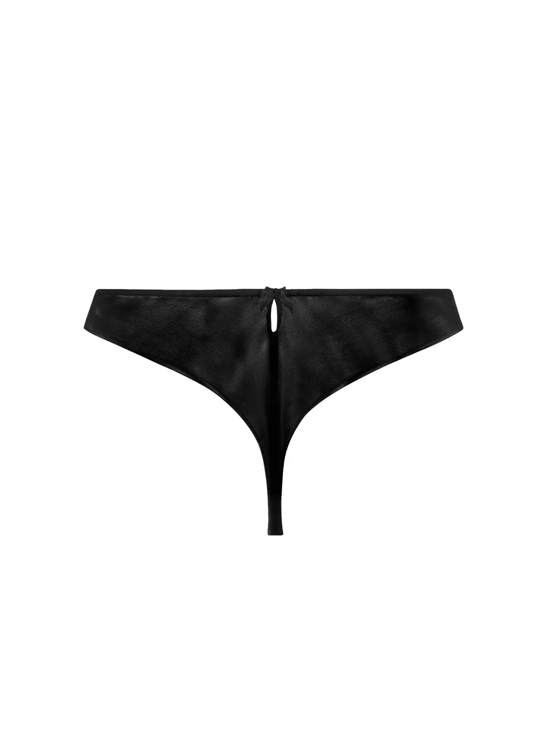 Tanga de seda y tul bordado Splendeur Soie