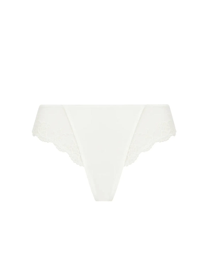 Braga fantasía de seda y tul bordado