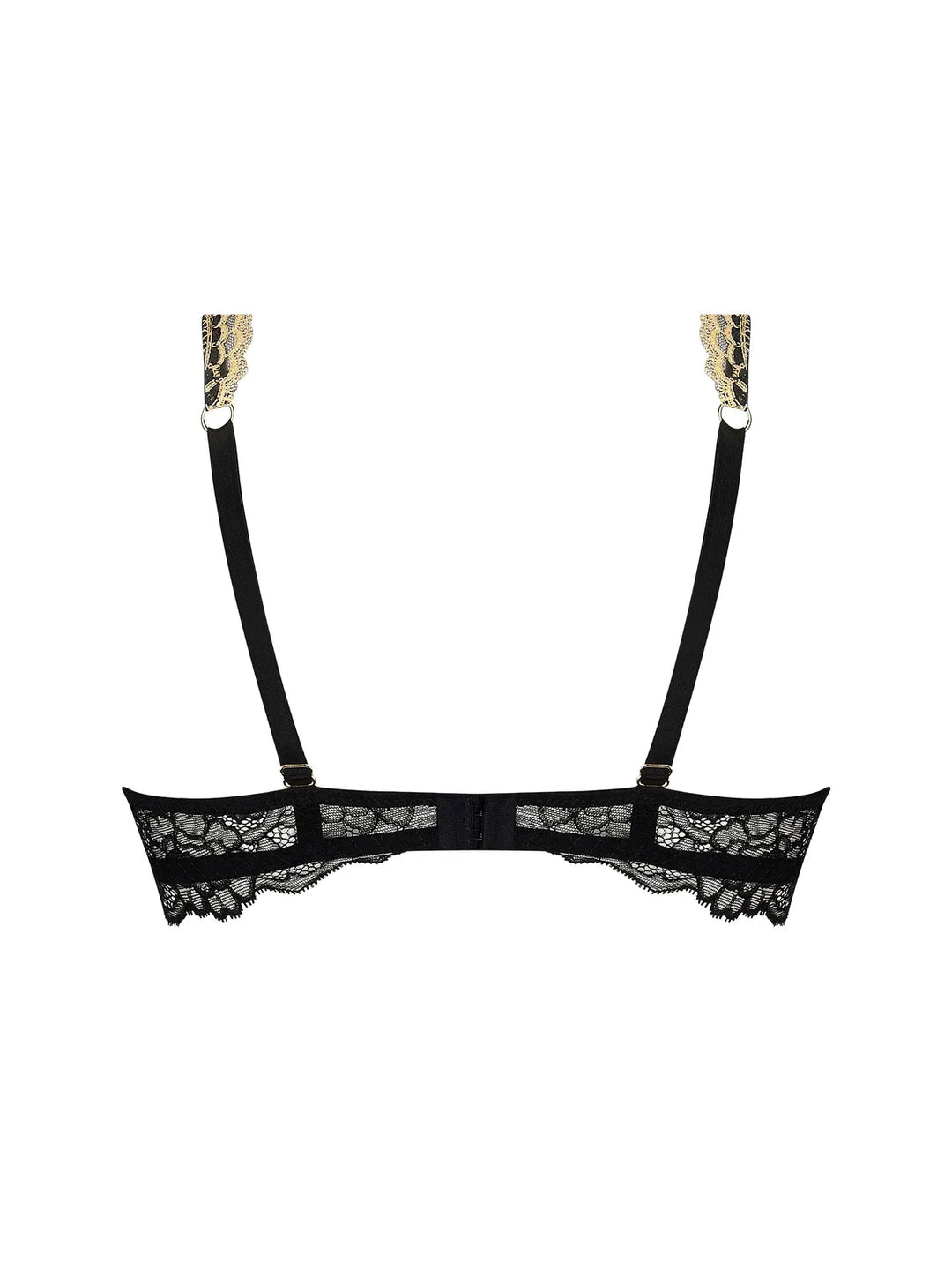 Sujetador glamour escote V con encaje Calais