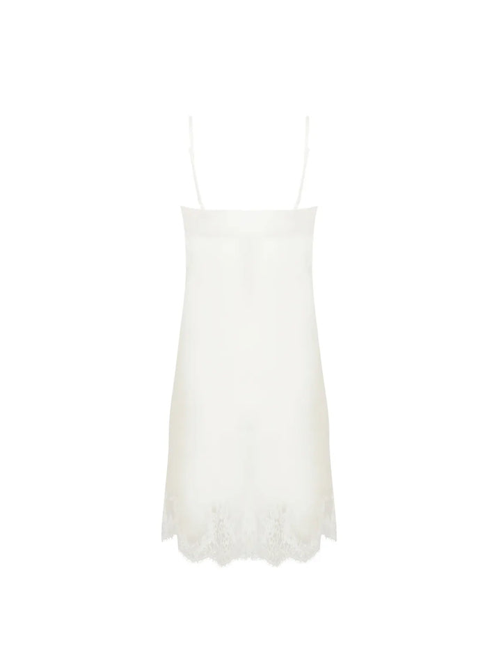 Camisón de seda y encaje Splendeur Soie