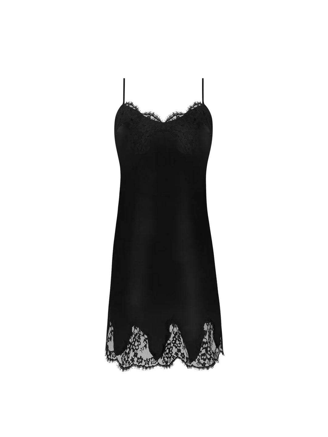 Camisón de seda y encaje Splendeur Soie