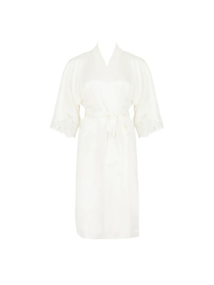 Bata de seda y encaje Splendeur Soie