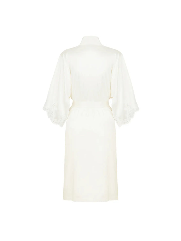 Bata de seda y encaje Splendeur Soie