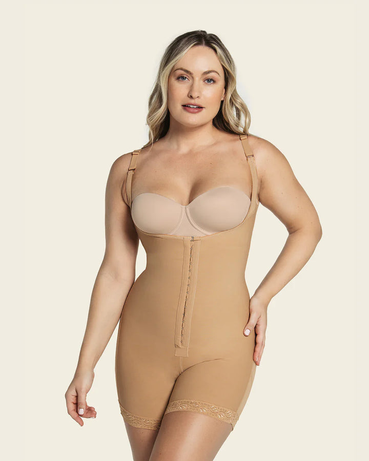 Body faja con control y realce de glúteos-faja-Blonda