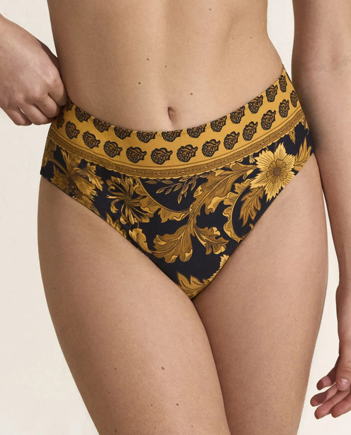 Braga bikini alta clásica-braga bikini-Blonda