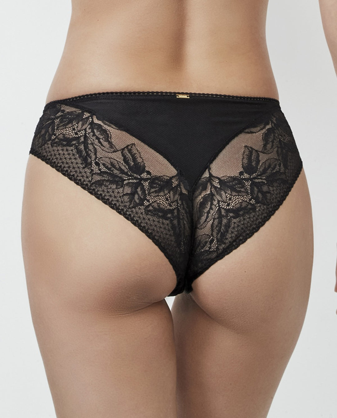 Braga bikini con encaje floral