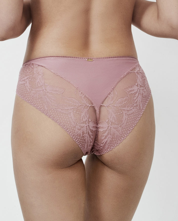 Braga bikini con encaje floral