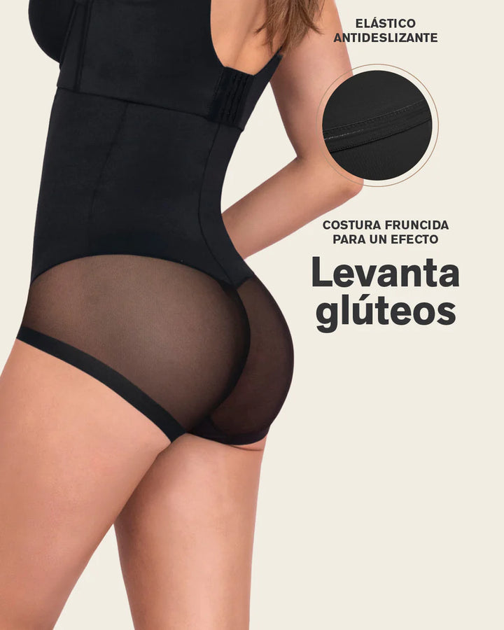 Braga faja alta moldeadora transparente-braga faja-Blonda