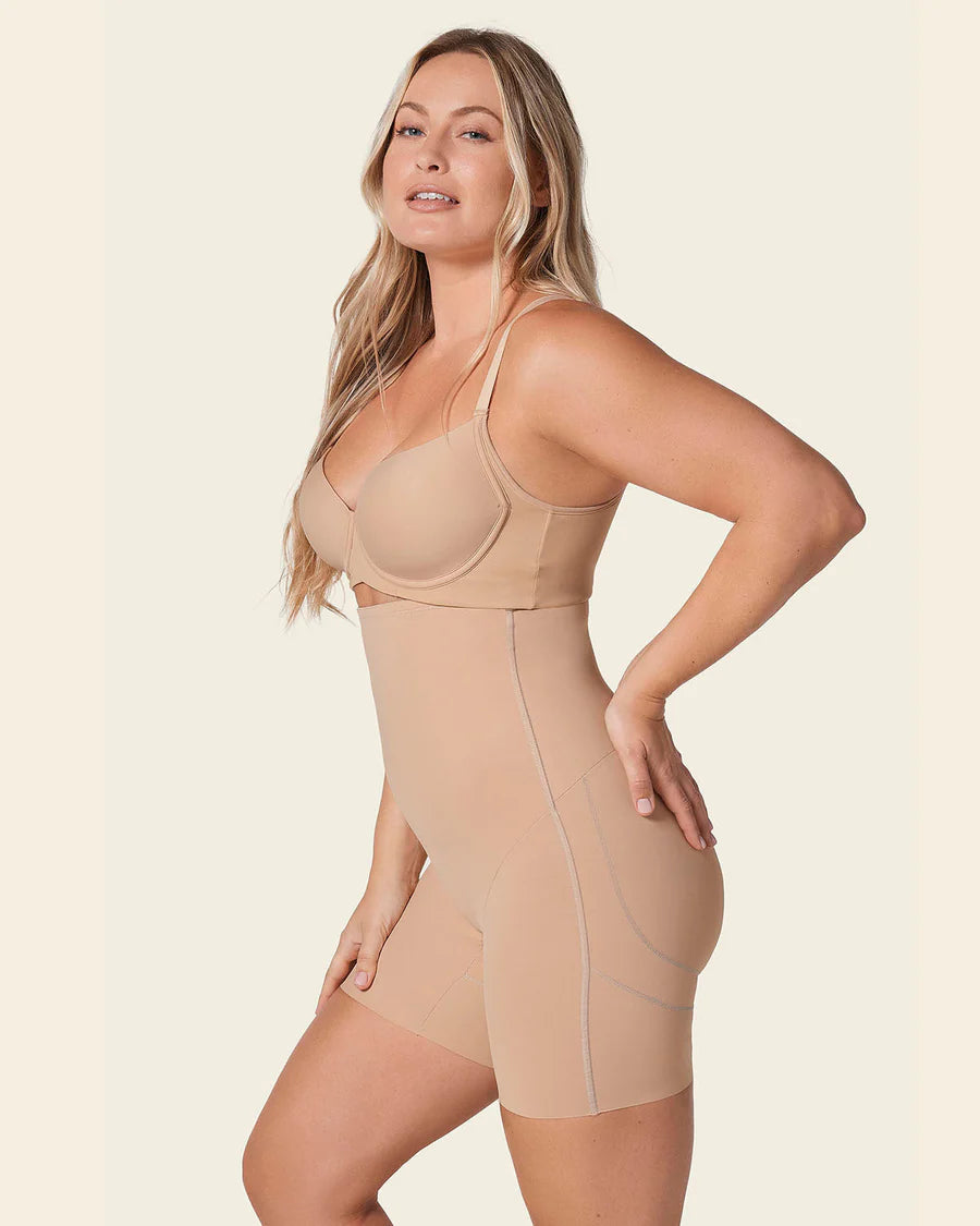 Braga faja de control efecto levanta glúteos-faja-Blonda