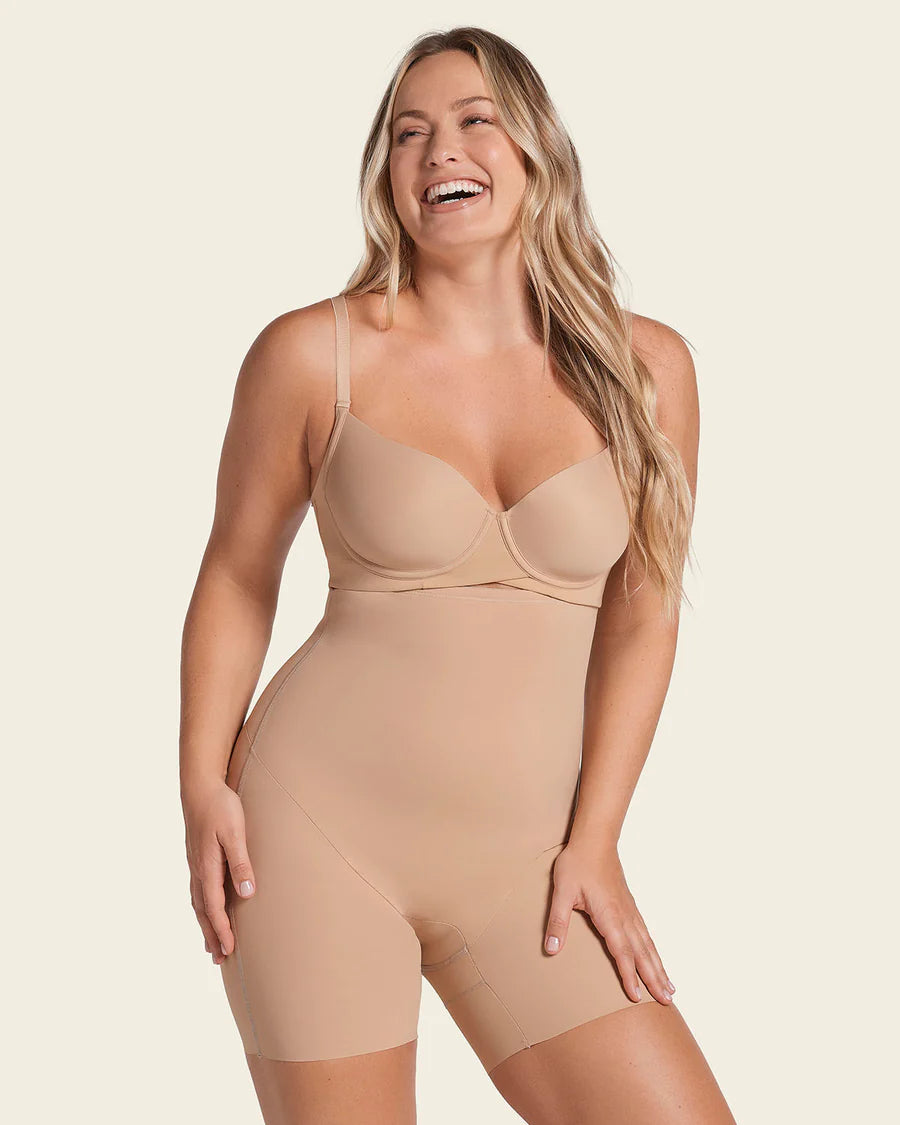 Braga faja de control efecto levanta glúteos-faja-Blonda