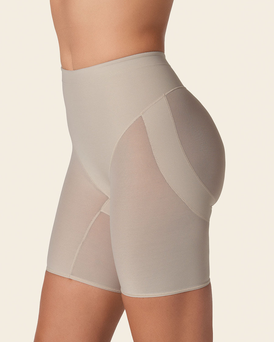 Braga faja tipo short control y realce-braga faja-Blonda