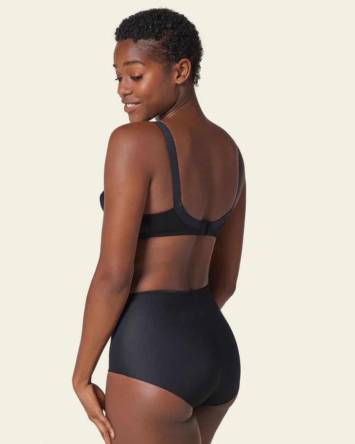 Braga moldeadora sin costuras de cintura alta-braga-Blonda