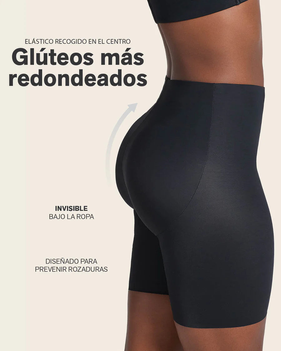 Braga short invisible de control de abdomen efecto levanta glúteos-bragas-Blonda