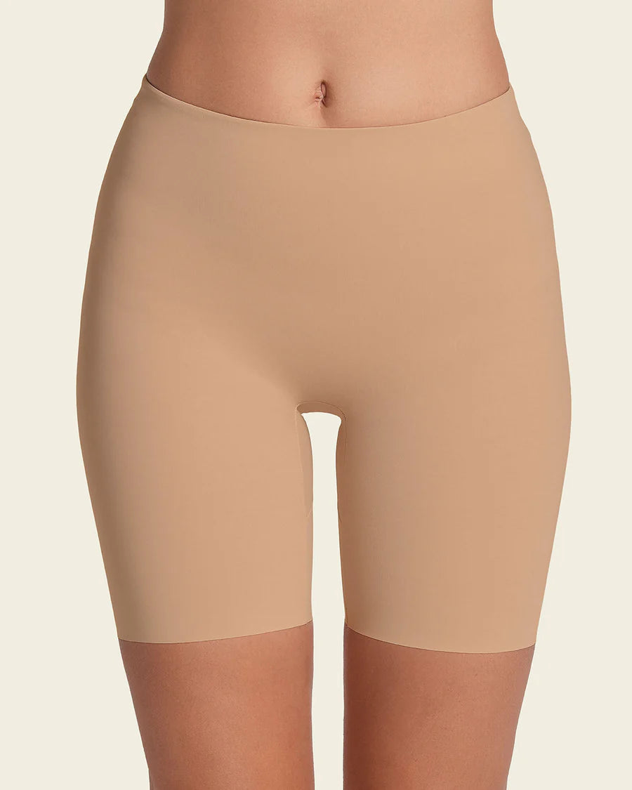 Braga short invisible de control de abdomen efecto levanta glúteos-bragas-Blonda