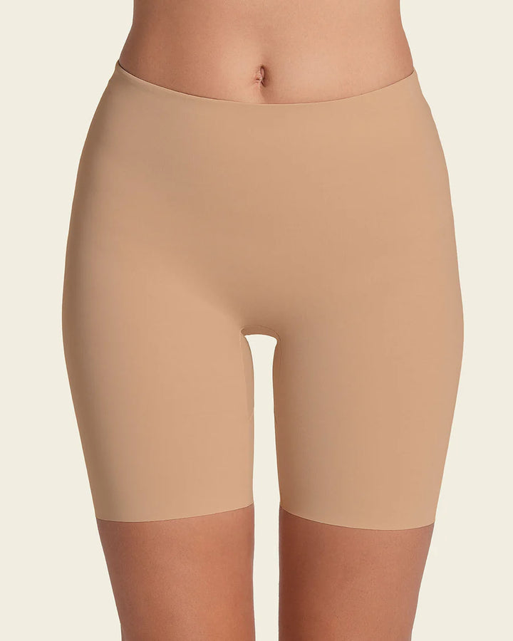 Braga short invisible de control de abdomen efecto levanta glúteos-bragas-Blonda