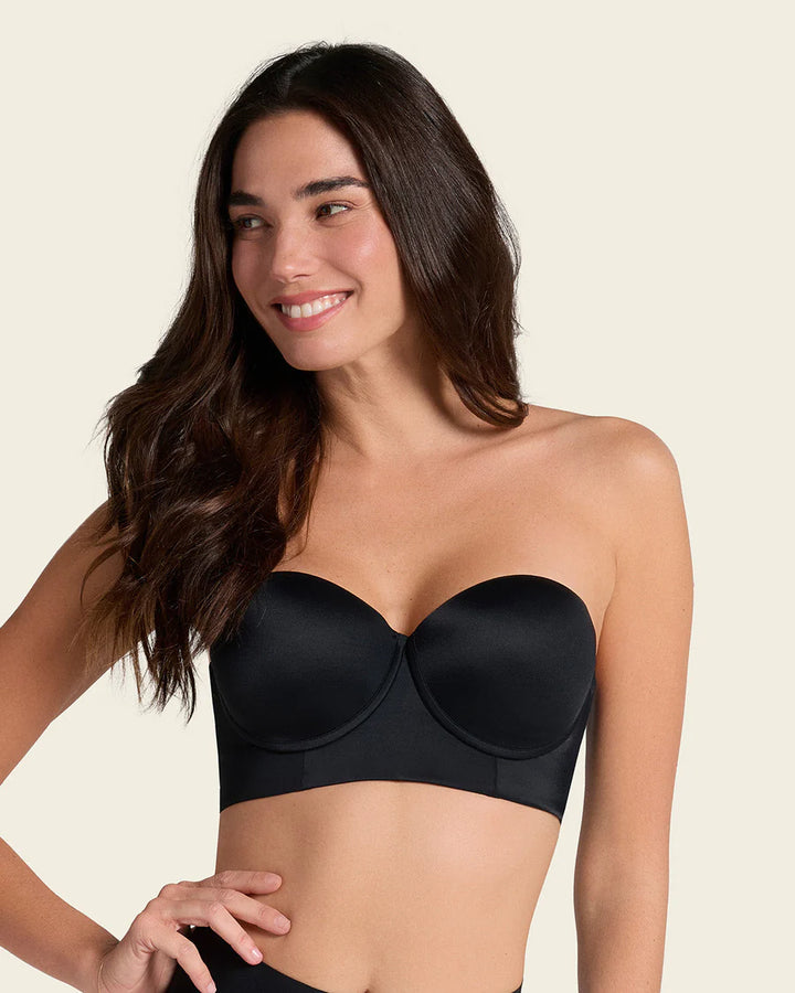 Bustier sin tirantes push up-Sujetador-Blonda