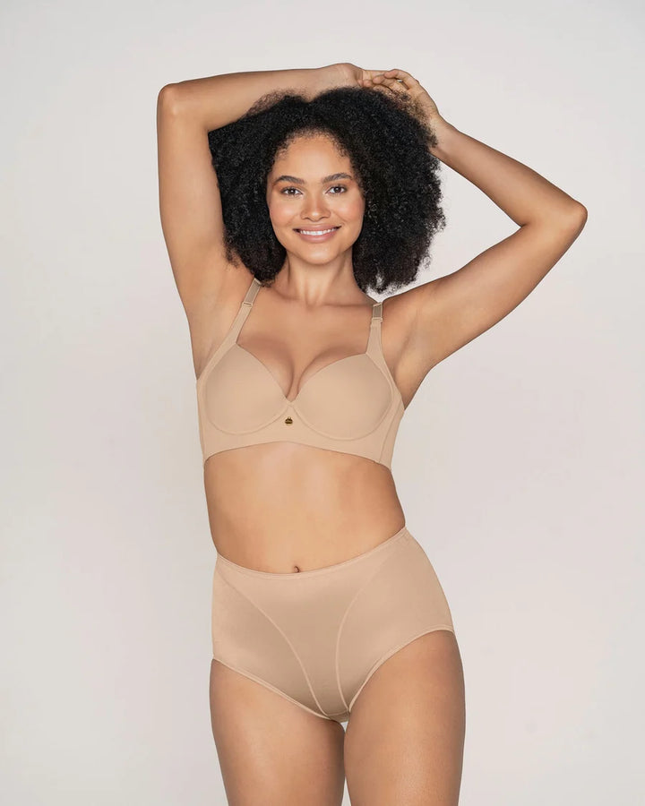 Pack de 2 braga alta control suave-bragas-Blonda