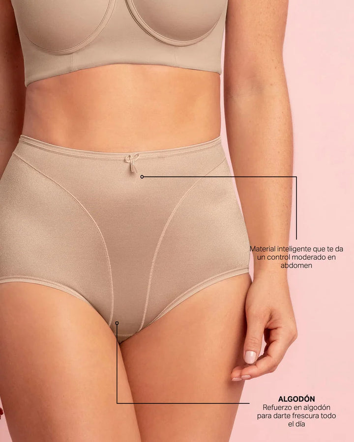 Pack de 2 braga alta control suave-bragas-Blonda