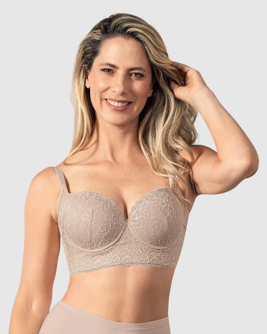 Sujetador buen cubrimiento y soporte con aros-Sujetador-Blonda