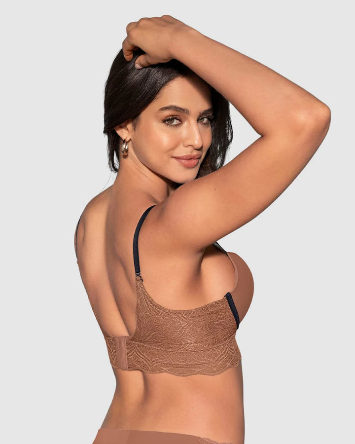 Sujetador doble push up con escote profundo en espalda Sexy Back-Sujetador-Blonda