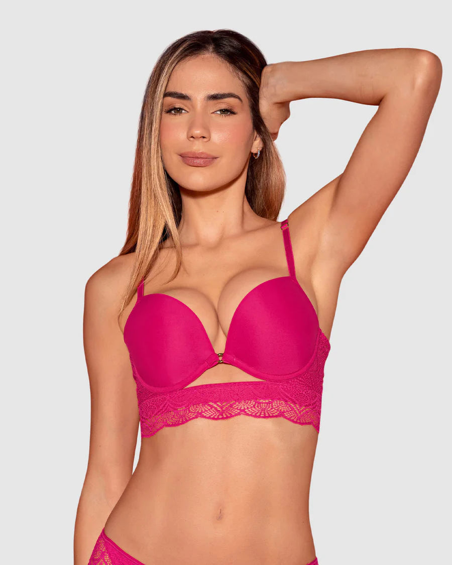 Sujetador doble push up con escote profundo en espalda Sexy Back-Sujetador-Blonda
