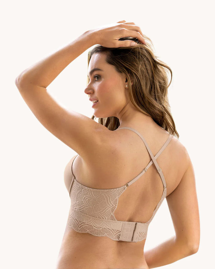 Sujetador doble push up con escote profundo en espalda Sexy Back-Sujetador-Blonda