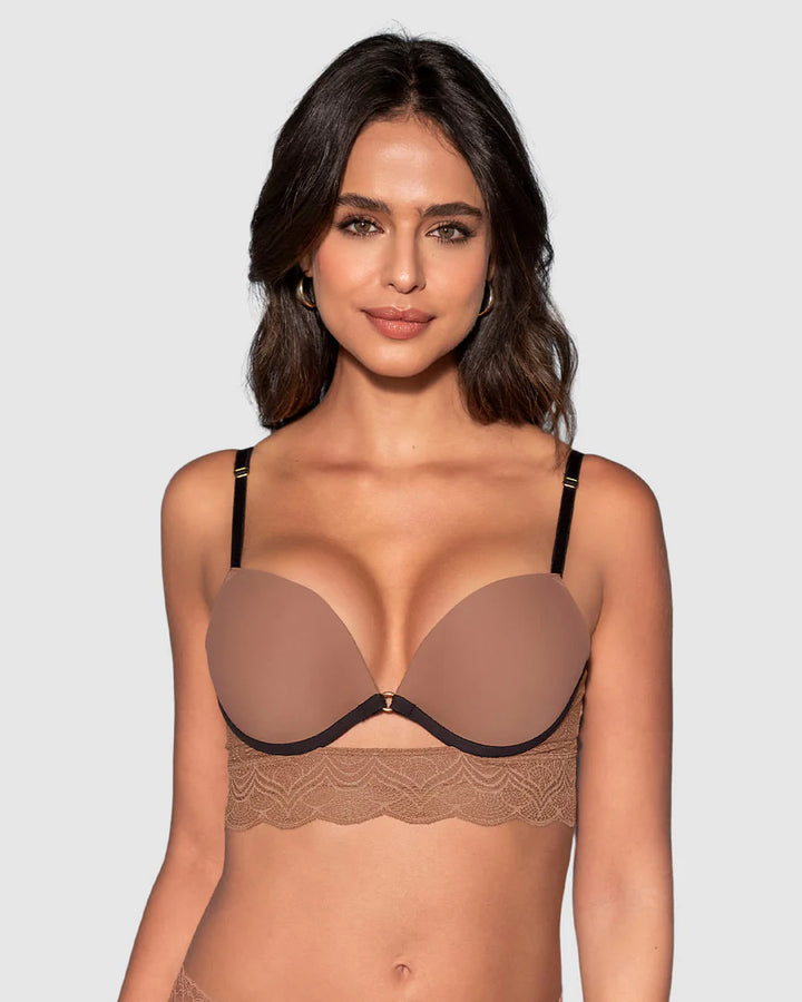 Sujetador doble push up con escote profundo en espalda Sexy Back-Sujetador-Blonda