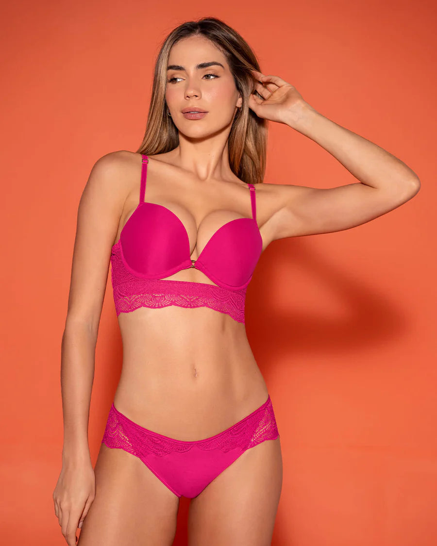 Sujetador doble push up con escote profundo en espalda Sexy Back-Sujetador-Blonda