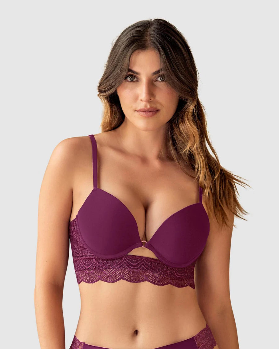 Sujetador doble push up con escote profundo en espalda Sexy Back-Sujetador-Blonda