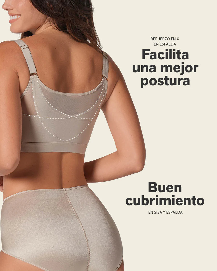 Sujetador facilitador de postura con copas en espuma Multi/Benefit-Sujetador-Blonda