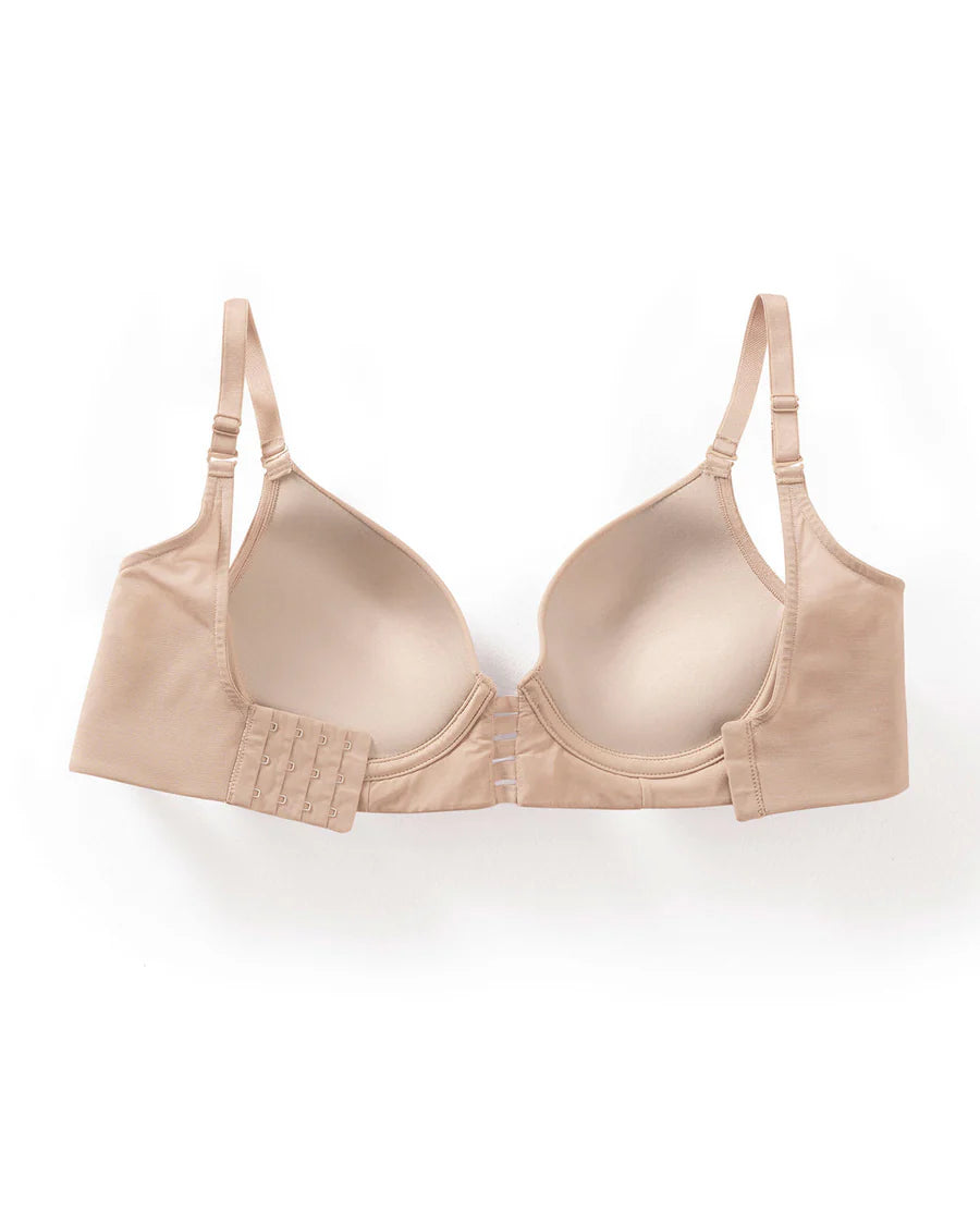 Sujetador triangular de push up alto y buen cubrimiento Memory Bustier-Sujetador-Blonda