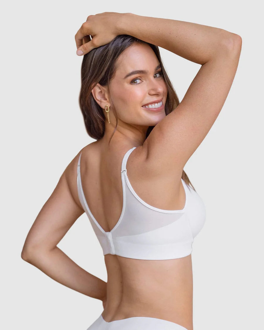 Sujetador triangular de push up alto y buen cubrimiento Memory Bustier-Sujetador-Blonda