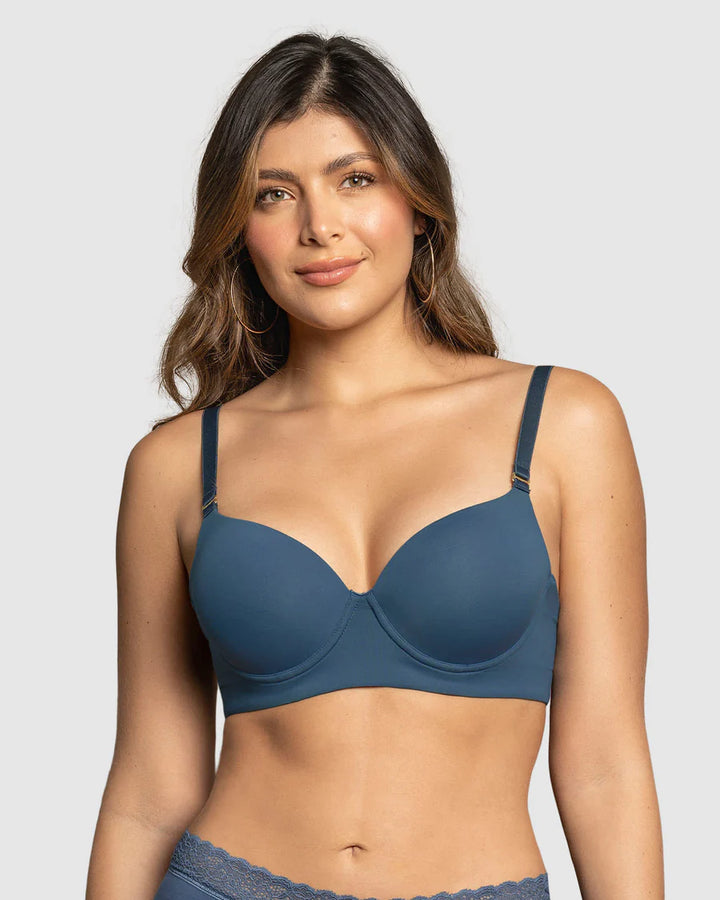 Sujetador triangular push-up con aros-Sujetador-Blonda