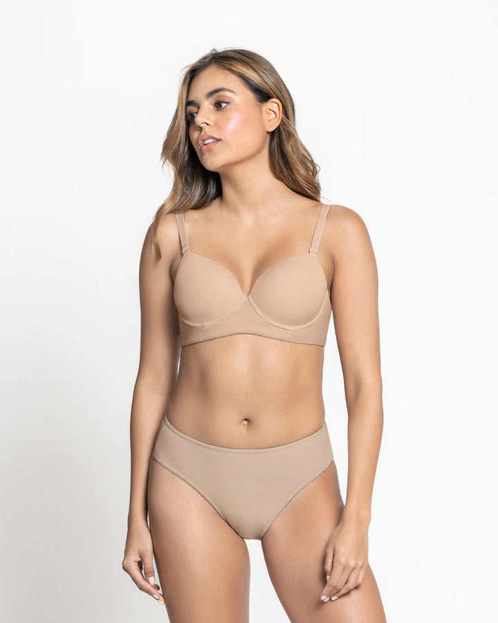 Sujetador triangular push-up con aros-Sujetador-Blonda