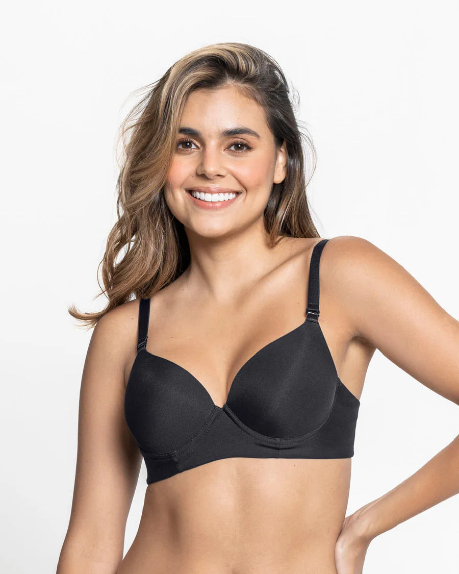 Sujetador triangular push-up con aros-Sujetador-Blonda