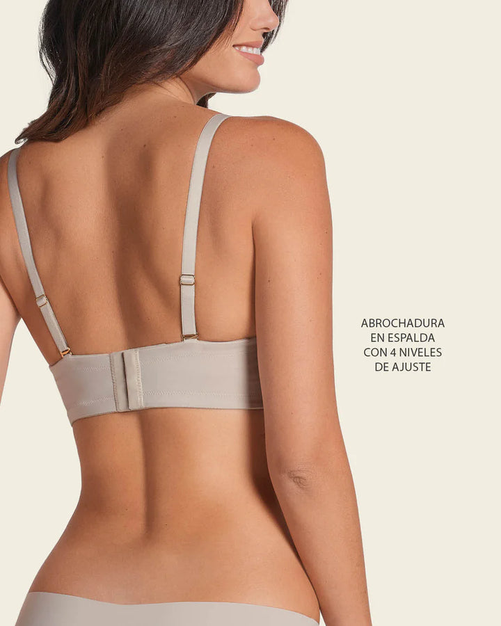 Sujetador WOW triple push up sin tirantes-Sujetador-Blonda