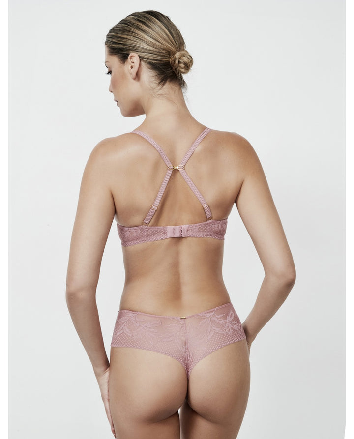 Tanga culotte con encaje floral