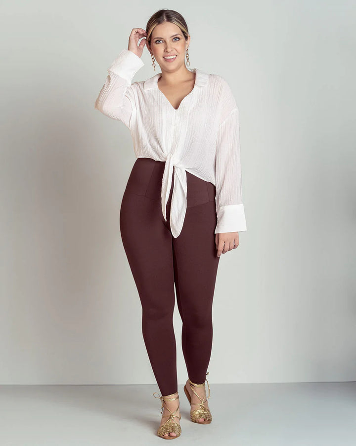 Legging de tiro alto-Blonda