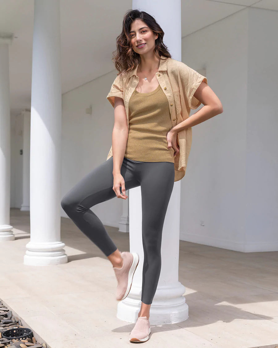 Legging de tiro alto-Blonda